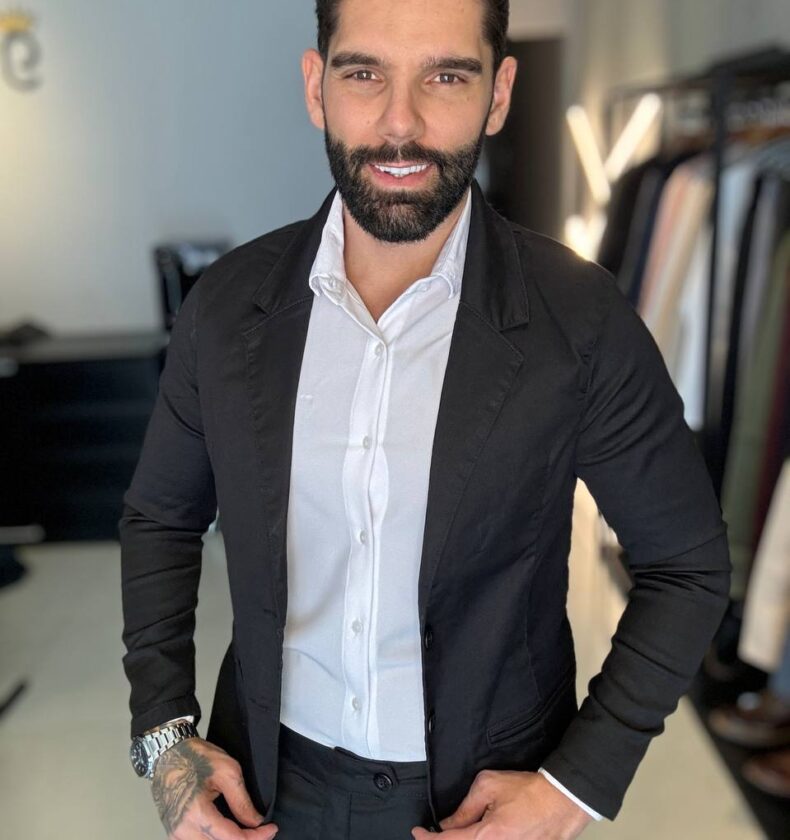 Garbin Group Store - Blazer Sarja Acetinado Paladho's - Preto
