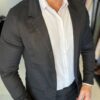Garbin Group Store - Blazer Sarja Acetinado Paladho's - Preto