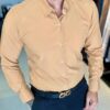Garbin Group Store - Camisa M/L Social Tecnológica - Calling - Bege