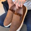 Garbin Group Store - Slip-On Elastico Soft Couro Garbin - Havana