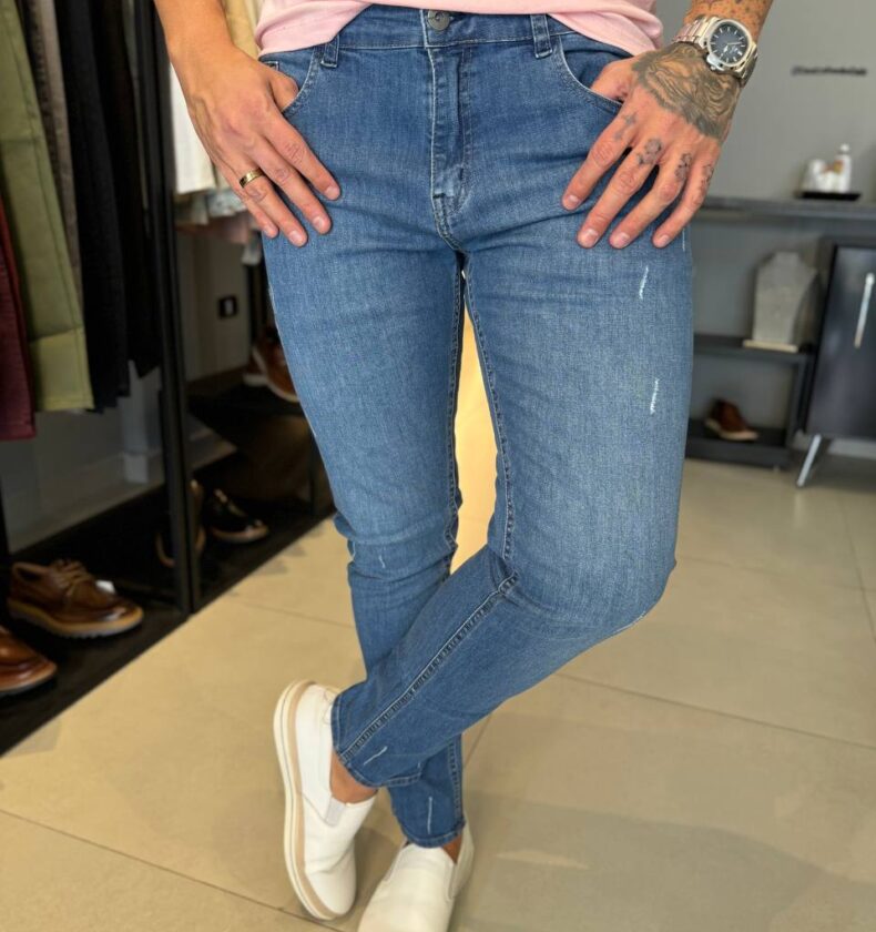 Garbin Group Store - Calça Jeans Lisa Skinny - Zikani - Jeans Escuro