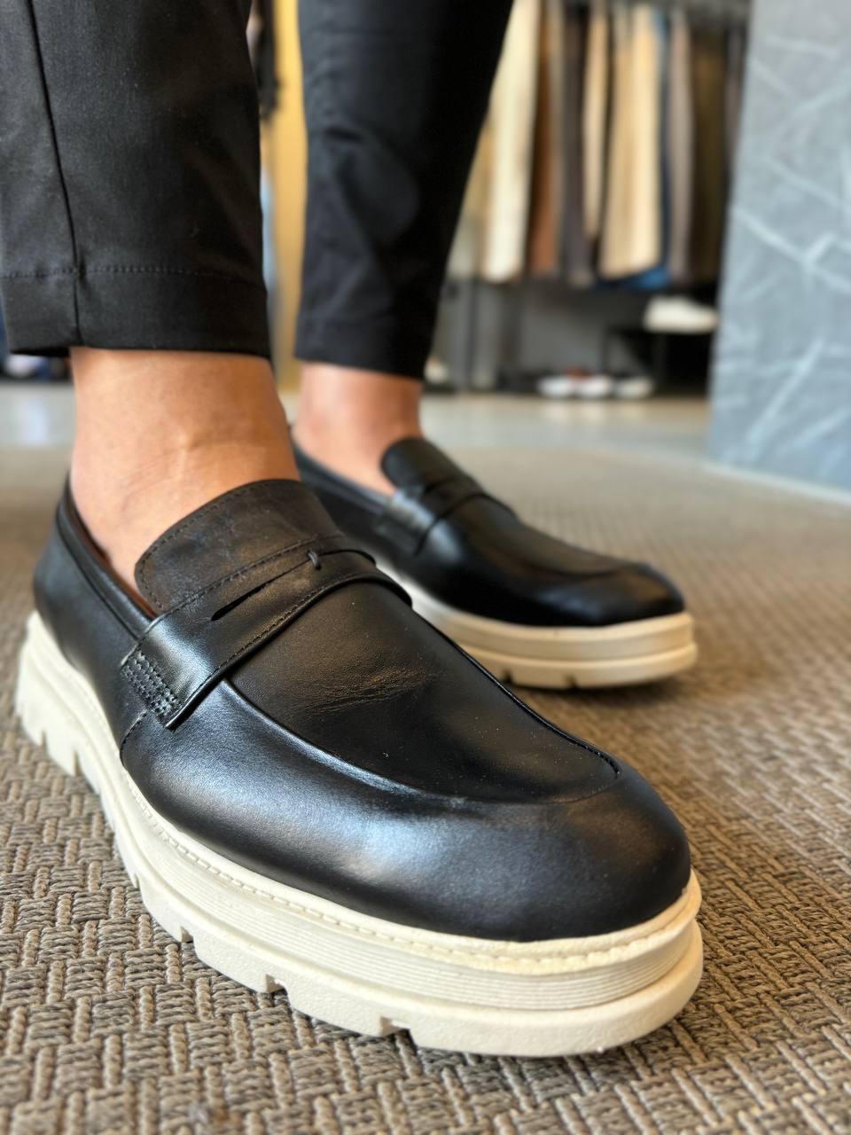 Garbin Group Store - Sap.Loafer Sola London Trato. Couro Garbin - Preto