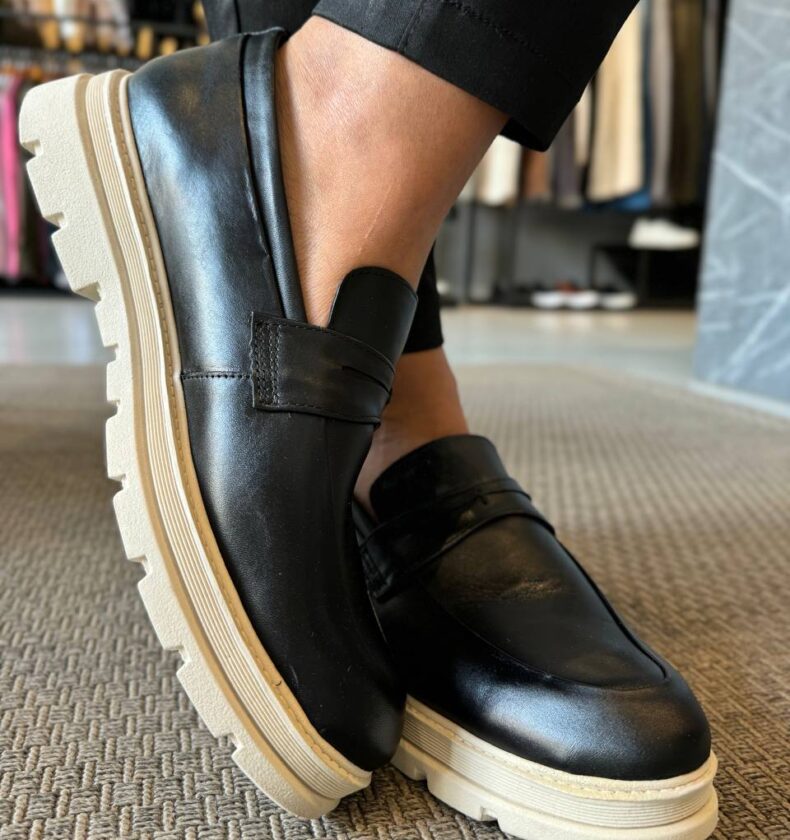 Garbin Group Store - Sap.Loafer Sola London Trato. Couro Garbin - Preto