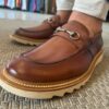 Garbin Group Store - Sapato Loafer Tratorado Couro Garbin - Havana