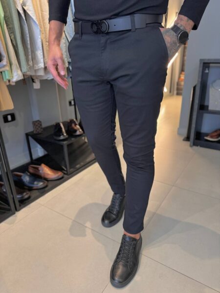 Garbin Group Store - Calça Alfaiataria S.Skinny Acetinada Zip-Off Preto