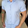 Garbin Group Store - Camisa M/C Tecnologi Social  - Zip-Off -Azul Bebê