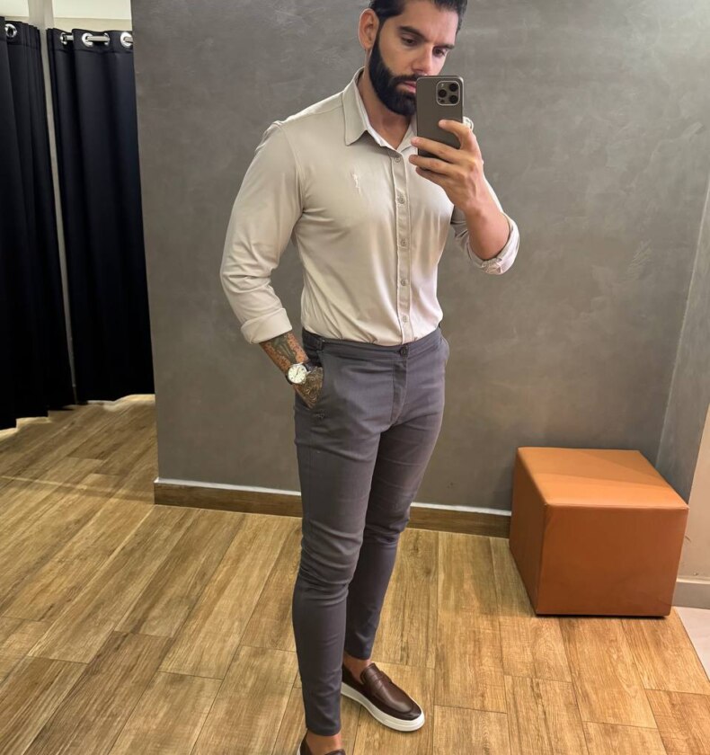 Garbin Group Store - Camisa M/L Tecnológica Zip-Off - Bege