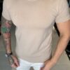 Garbin Group Store - Camiseta Basica G.Careca Com Elast. Garbin Bege