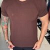 Garbin Group Store - Camiseta Basica G.Careca Com Elast. Garbin Marrom