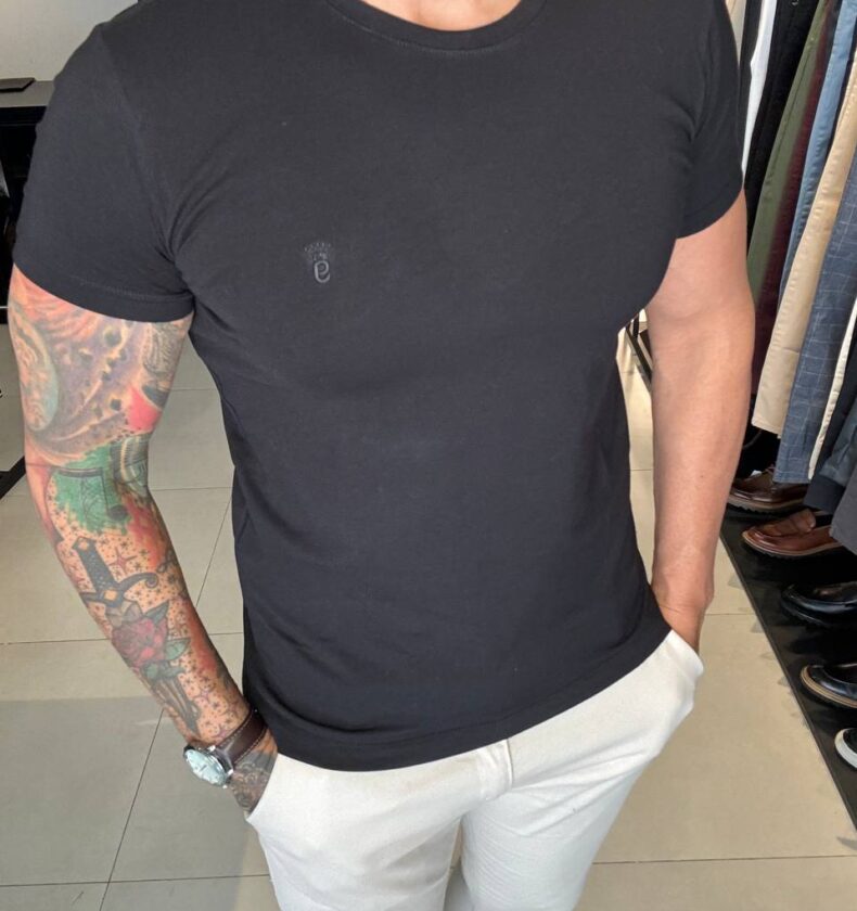Garbin Group Store - Camiseta Basica G.Careca Com Elast. Garbin Preta