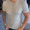 Garbin Group Store - Camiseta C/ Barra - Zip-Off - Branca