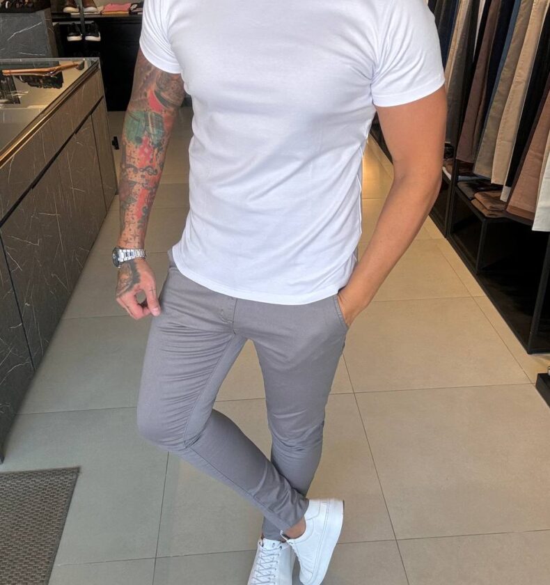 Garbin Group Store - Camiseta Gola Media - Oxing - Branca