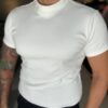 Garbin Group Store - Camiseta Gola Media - Oxing - Off White