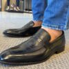 Garbin Group Store - Loafer Couro Sola Borracha Fina Garbin - Preta