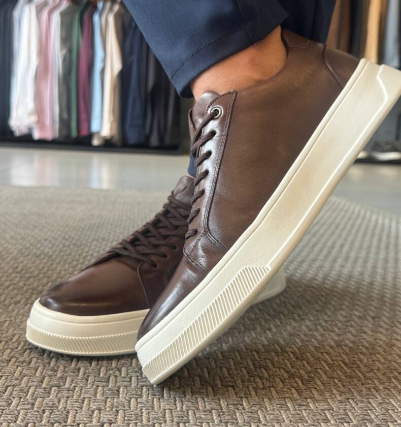 Garbin Group Store - Sneaker Sola EVA Couro Garbin - Pinhão