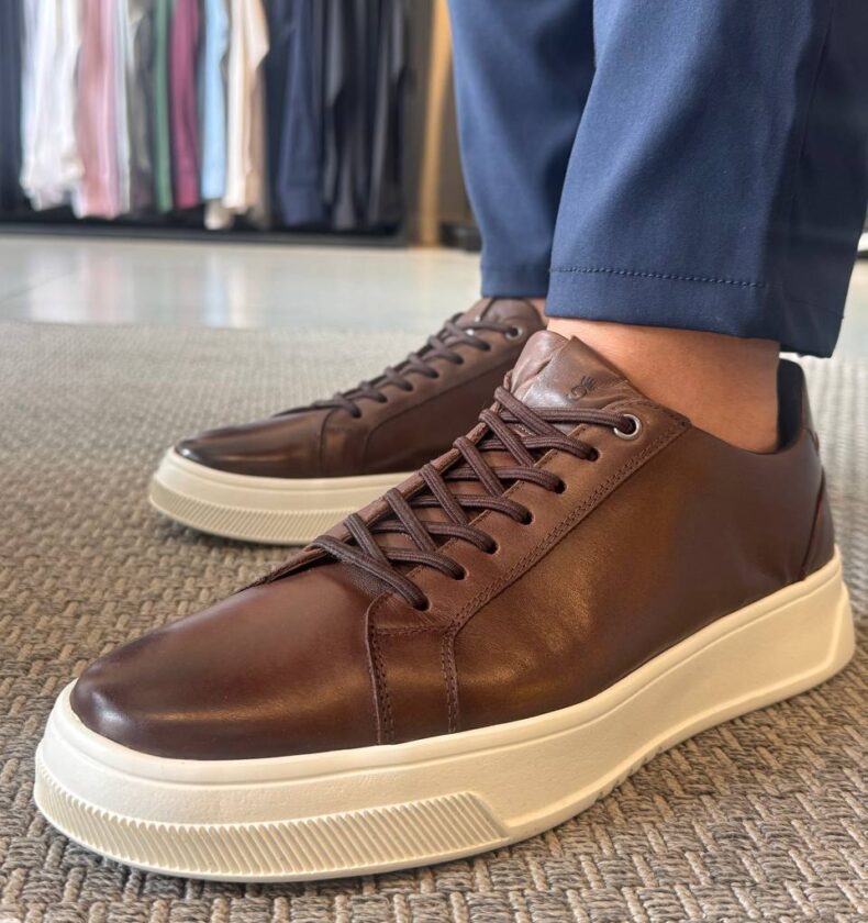 Garbin Group Store - Sneaker Sola EVA Couro Garbin - Pinhão