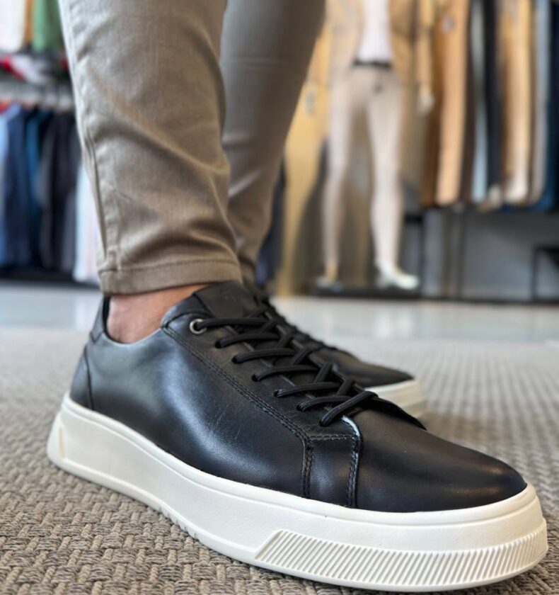 Garbin Group Store - Sneaker Sola EVA Couro Garbin - Preto
