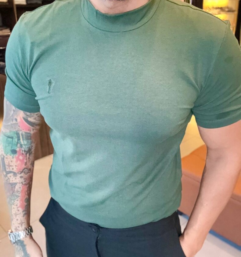 Garbin Group Store - Camiseta G.Alta - Zip-Off - Verde Militar