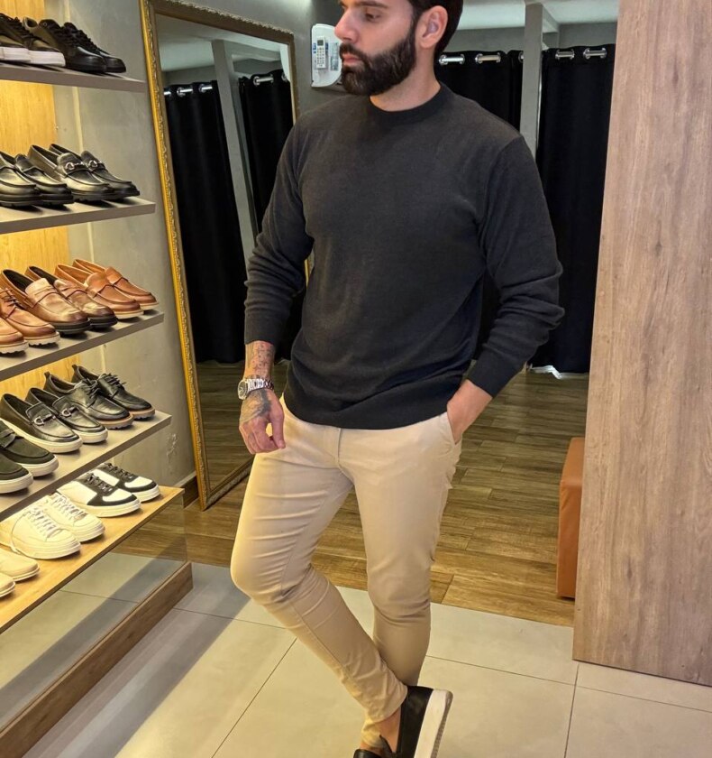 Garbin Group Store - Sueter Gola Careca  Zaffera - Grafite