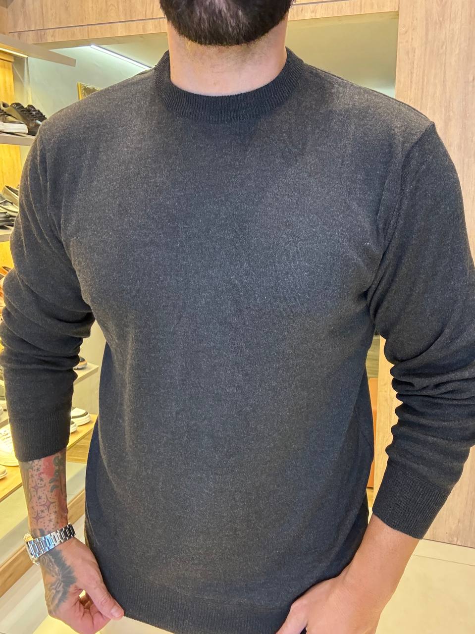 Garbin Group Store - Sueter Gola Careca  Zaffera - Grafite