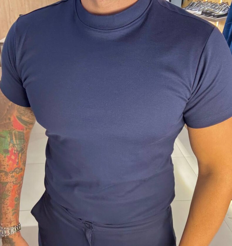 Garbin Group Store - Camiseta Gola Media - Oxing - Marinho