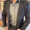 Garbin Group Store - Blazer Acetinado Per Pochi - Preto